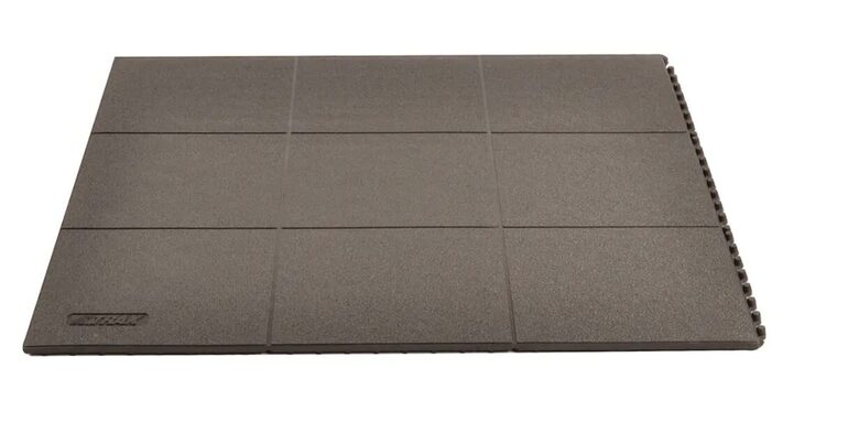 Cushion Ease Solid™ Nitrile FR 656SFR Notrax welding mat Black