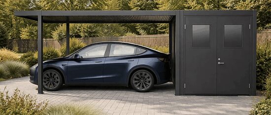 Alumīnija auto nojume – CARPORT