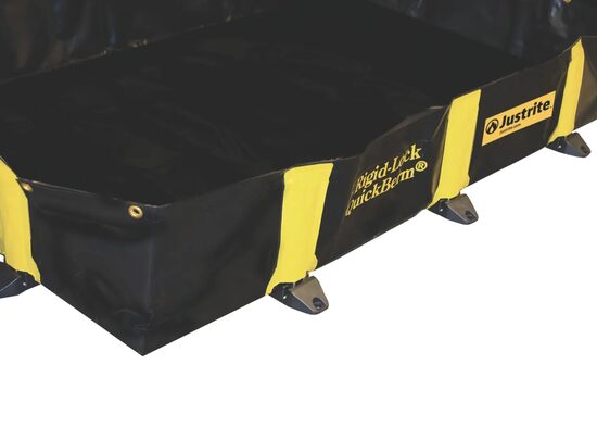 Rigid-Lock QuickBerm® XT 2850 Justrite flexible spill berm
