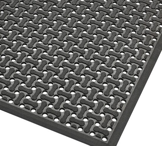 Superflow® XT Nitrile 567 Notrax anti-slip mats Black